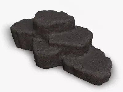 Cave Platform 4 - Base Free low-poly 3D model