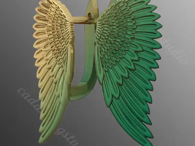 Earrings rk26 3D print model