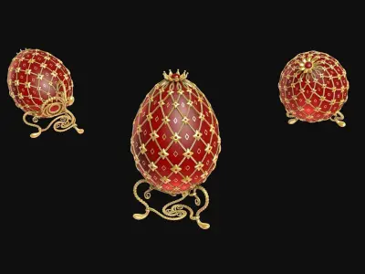 Egg FABERGE R10 3D model