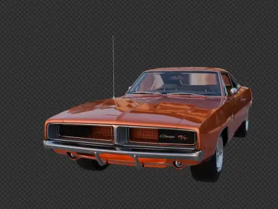 Dodge Charger 1969 3D model