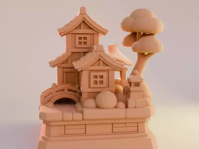 Decorative Miniatures 3D Model Collection