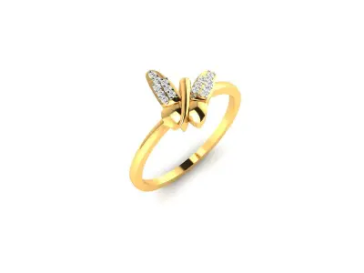 Women Engagement Ring 3dm STL FBX OBJ Render 3D print model get