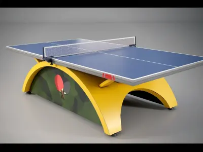 6 Sport Assets Props Package Low-poly 3D model