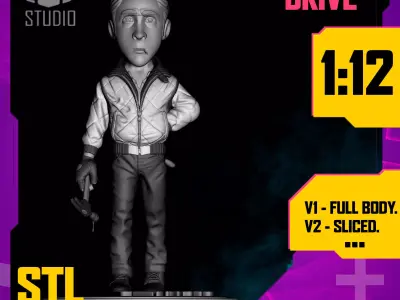 DRIVE - RYAN GOSLING 3D print model