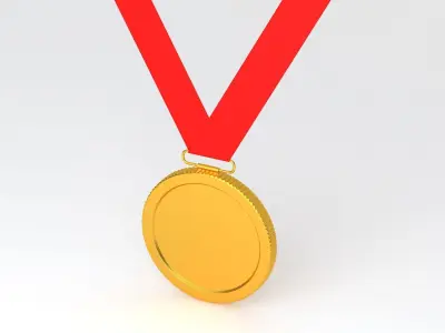 Gold Medal 3D model
