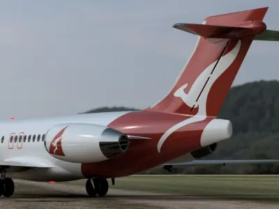 Boeing 717 RC 3D Printable MODEL 3D print model