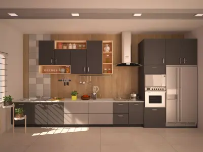 Luxury Kitchen  3D model