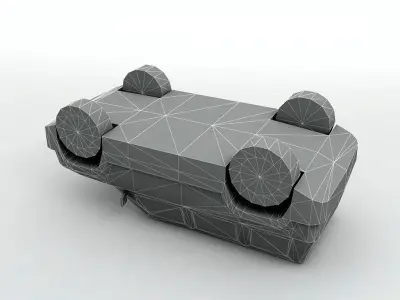 2007 Jeep Patriot Lowest Detail Low-poly 3D model