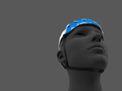 bicycle helmet 3D model