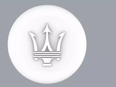 Maserati Radio Button 3D print model