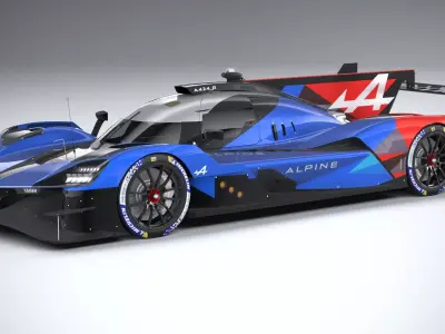 Alpine A424 LM 2024 3D model