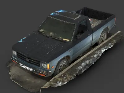 Chevrolet S10 Pickup 1980 RAW SCAN 3D model