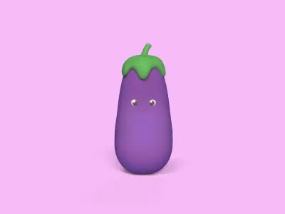 Cute Vegetables 3D print model