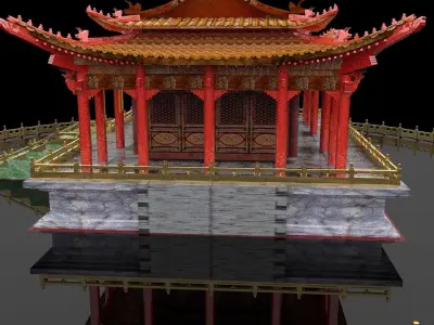 Chinese House 3D model 3