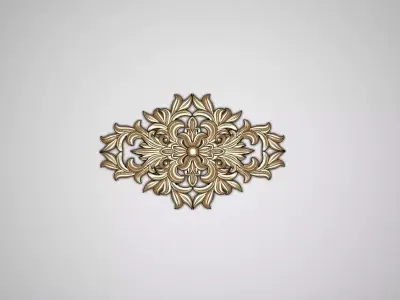 Carved decor 7 3D model