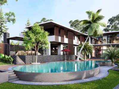 Lumion 2024 SCENES PREMIUM EXTERIOR EFFECT READY 3D model 3D model