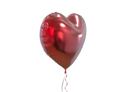 Balloon heart 3D model