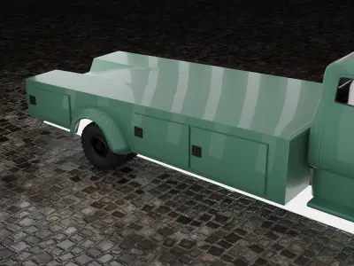 CHEVROLET COE TRUCK 1949 V3 3D print model