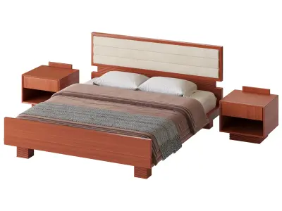 Bed SCACCHI 3D model