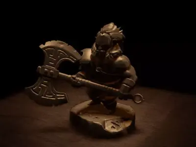 Axe Chibi - DOTA 2 - 3D Print Collection 3D print model