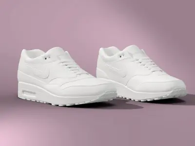 Nike sneakers shoes high poly 3D model