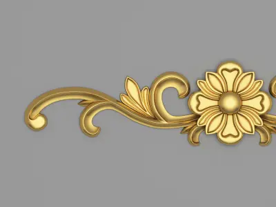 Classic Carved 007 3D model