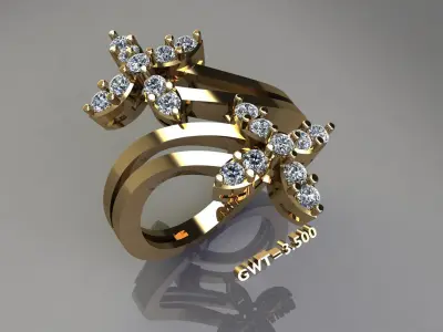 FASHION RING 3D print model purchase