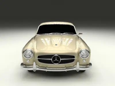 Mercedes 190SL Hard Top 3D model