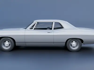 Chevrolet Bel Air 1968 3D print model
