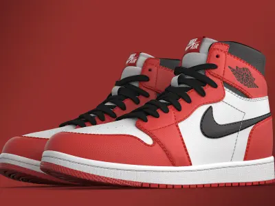 Nike Jordan 3D model