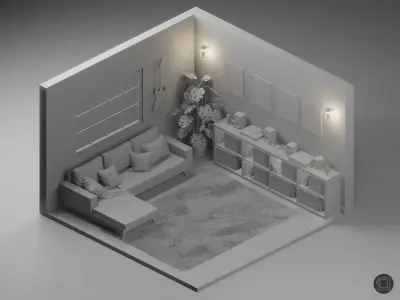 Records Room 3D model