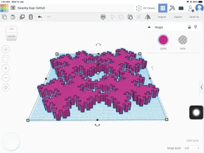 Block space separator stl file  3D print model