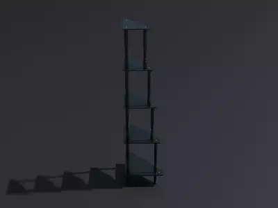 Wood Shelf 3D model