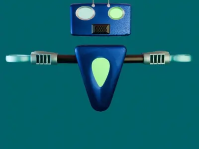 Robo the Robot Free 3D model