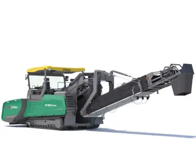 Asphalt feeder Vogele MT3000 3D model