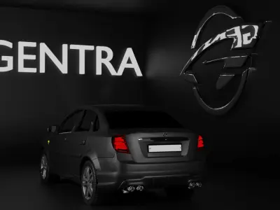 CHEVROLET GENTRA tuned 3D model