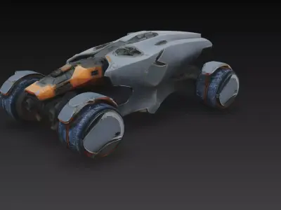 scifi vehicles set  3D model