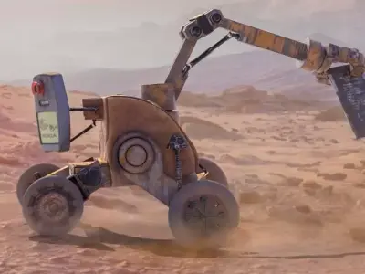 Nokia Robot  Free low-poly 3D model