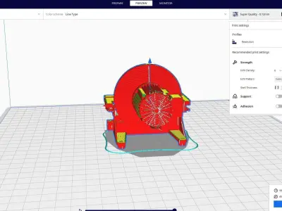 plate grinding machine 3D print model