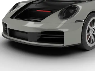 Porsche 911 Carrera 2025 S HQ 3d model 3D model