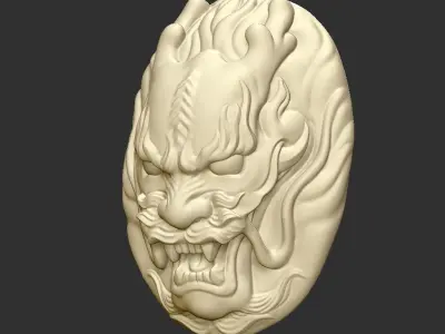 dragon head 3D print model