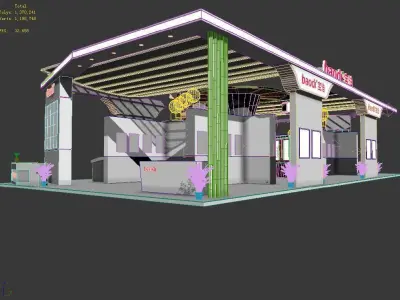 Exhibition - Area - 12X25-3DMAX2009-03 3D model