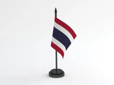 Table Flag Thailand 3D model