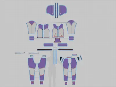 Athletic Wears Collection  Video Tutorial  3D model