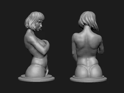 Lust Girl 3D print model