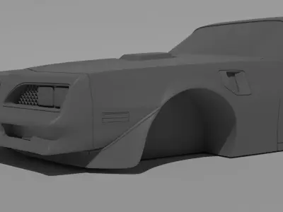 1978 Pontiac Trans Am 3D print model