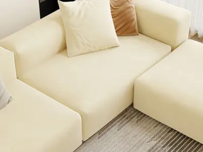 Modern residential indoor 3D model