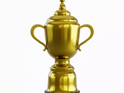 Gold Trophy Cup 3D model