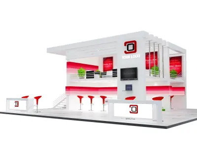 Booth Exhibition Stand a61 3D model