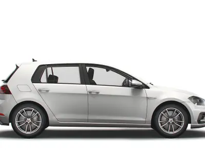 Volkswagen Golf R 5door Typ 5G 2017 3D model